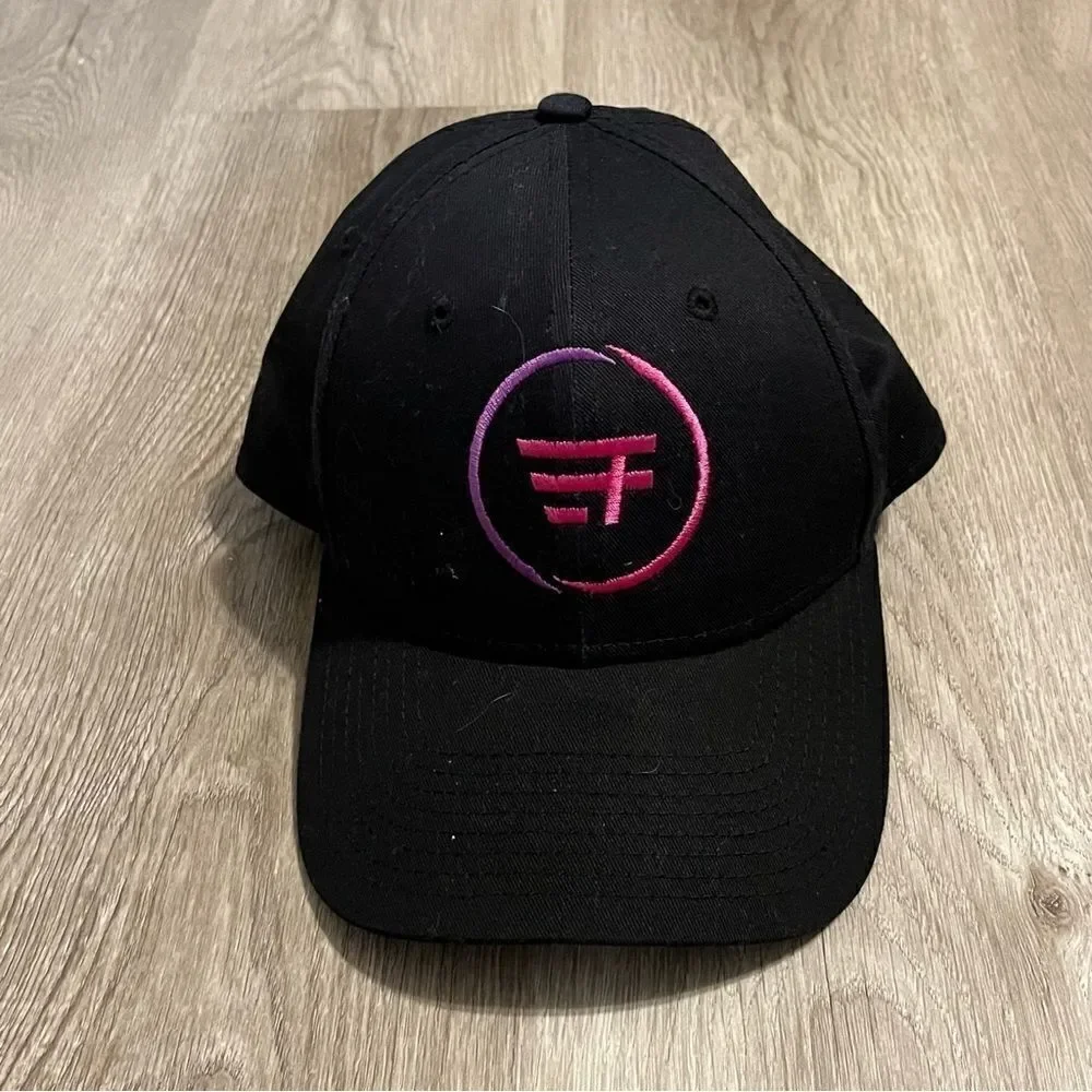 New Era F Logo Black & Pink Baseball Hat